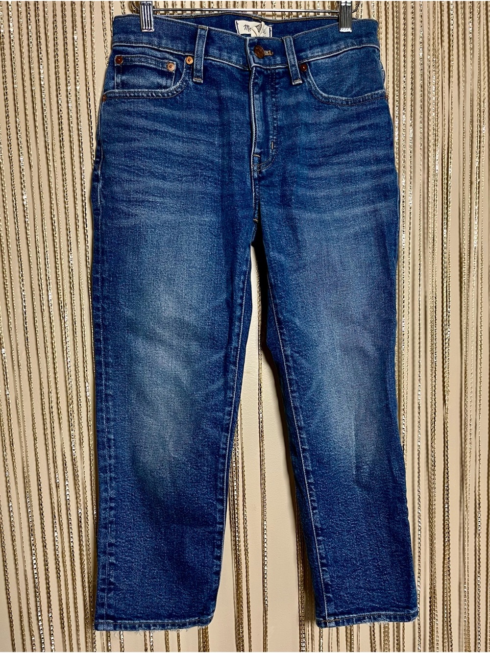 Madewell Women's Slouchy Slim Indigo Jeans